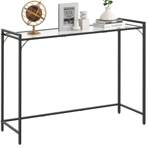 Livofloral Glass Console Table