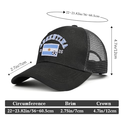 Image of Adjustable State Flag Trucker Hat Mesh Baseball Cap with Embroidered Patch for Men Women