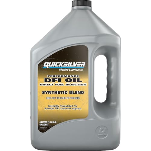 Quicksilver DFI 2-Stroke Marine Outboard Engine Oil, 1 Gallon