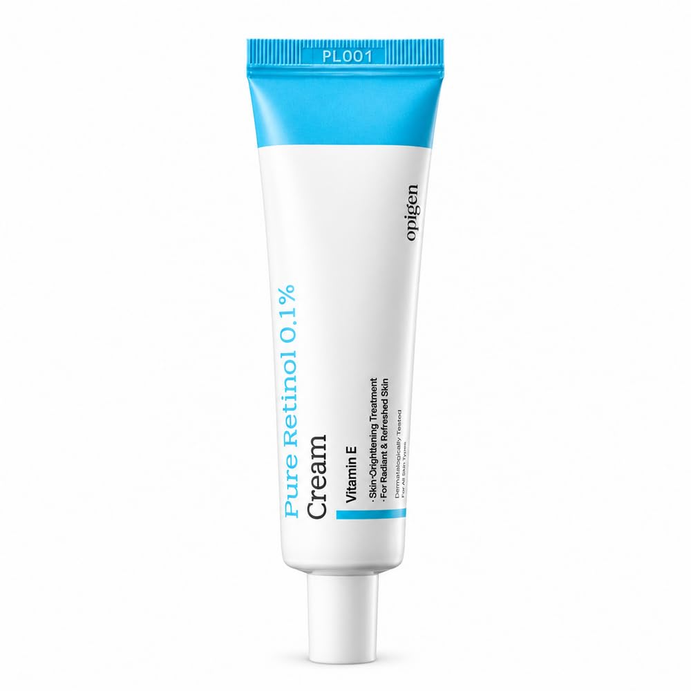 Pure Retinol 0.1% Cream with Panthenol & Vitamin E Anti-Aging Moisturizer | Helps Improve Skin Texture & Fine Lines 1.01 fl oz Korean Skin Care