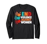 Stop alla violenza Contro Le Donne Maglia a Manica