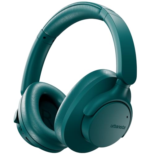 Urbanista Valencia Casque Bluetooth supra-auriculaire, sans fil, réduction du bruit avec ANC, audio haute résolution, basses profondes, batterie de 50 h, réduction du bruit, connecter 2 appareils