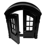 ARTSEWPLY Doppelt Öffnende Katzenklappe und Haustiertür für Innenbereiche in Schwarz Robustes Design mit Werkzeugfreier Montage für Katzen und Kleine Hunde