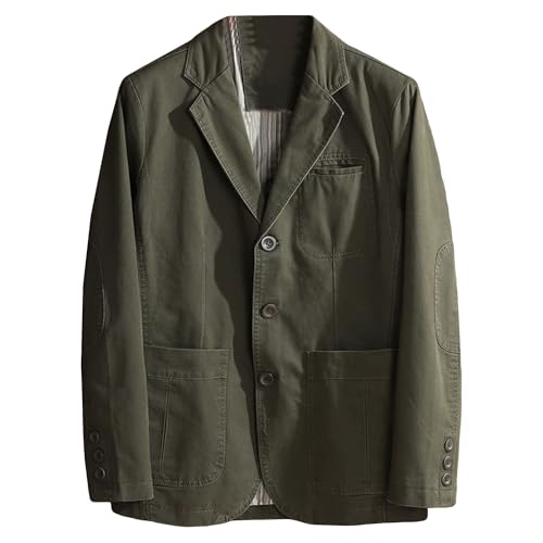 Men's Loose Casual Blazer Comfortable with Pockets Lightweight Suit Jacket Daily Wear Versatile Classic Sport Coat