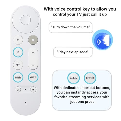 Télécommande Google TV Streamer 4K avec micro idéale pour les soirées cinéma en famille - 2