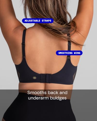 Image of HONEYLOVE Crossover Wireless Bra - Comfortable Support with No Underwire