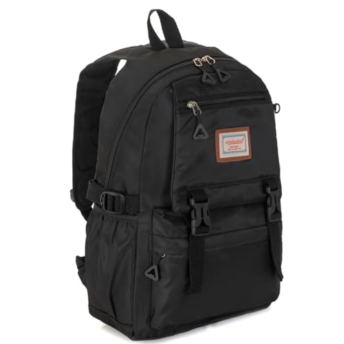 Mochila Feminina Escolar Bolsa Faculdade Viagem Anti Furto para Notebook (Preto)