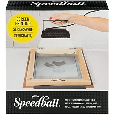 Speedball 30W LED UV Exposure Lamp - Professional Screen Printing Light with 180 Swivel Mount - 395-400nm UV-A for Photo Emulsion