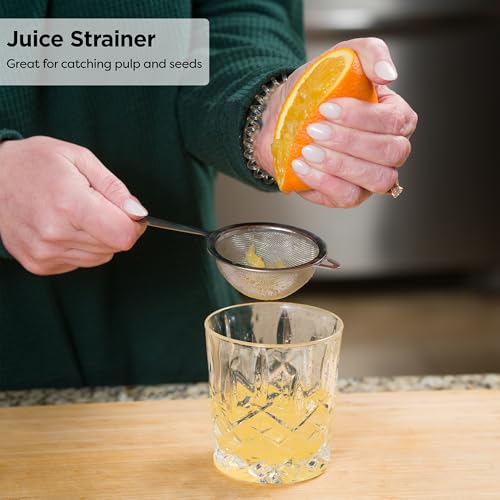 منخل ماتشا نقي | مصفاة الشاي | شبكة دقيقة جداً | من الستانلس ستيل | يزيل الكتل في مسحوق الشاي الأخضر