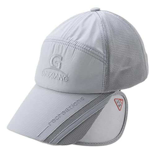 Gepnoo Bonés Esportivos Ao Ar Livre Ciclismo Corrida Pesca Bonés, Cinza