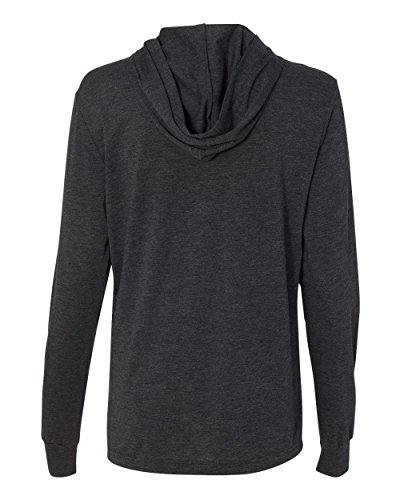 Bella Canvas Unisex Jersey Long-Sleeve Hoodie, Large, CHRCL Blck TRBLN4