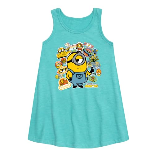 Despicable Me Minions - Banana Stickers - Toddler & Youth Girls A-line Dress