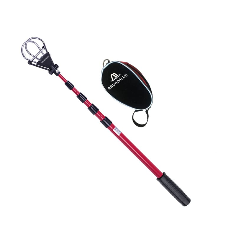 Photo 1 of Aquadalus 6 feet/15 feet Club Golf Retriever for Water, Telescopic Retriever with Headcover, Stainless Telescopic Extendable Golf Ball Retriever