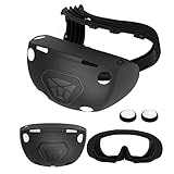 ps vr 2 player [Diseño ultrafino]: a diferencia de otras cubiertas faciales pesadas, estas almohadillas faciales VR se ajustan perfectamente a la PS VR 2, no afectan su uso.