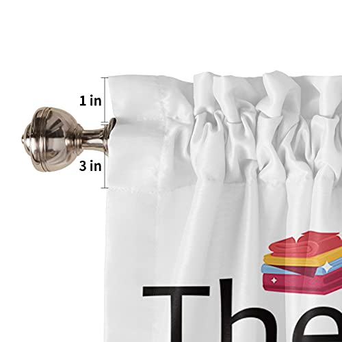 Laundry Room Kitchen Curtain Set,White Valance And Tiers Bedroom Living Room Curtains,Dry Wash Fold Repeat Rod Pocket Small Half Tier Valances Window Treatment Drape Panel,55"X24"(2 Tiers & 1 Valance) #TOP4