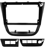 Ludovico Moldura De Painel 2 Din 9' Polegadas Vw Gol Saveiro Voyage G5 - Preto