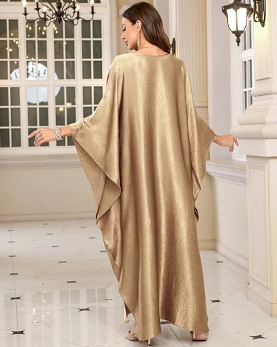 Robe longue caftan de plage ample pour masquer les rondeurs