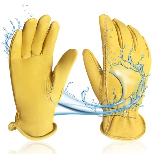 Intra-FIT wasserabweisende Rindsleder-Fahrerhandschuhe Gartenhandschuhe, LKW-Fahren, Lager, allgemeine Arbeiten Cover