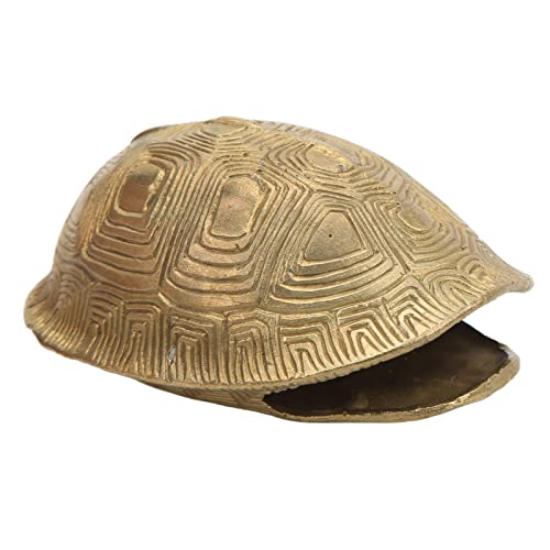 Tortue en laiton Feng Shui : statuette vintage de décoration de maison