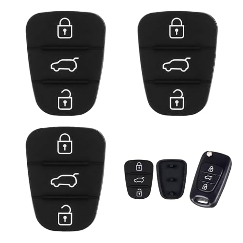 3-Piece Car Key Cover Set with 3 Buttons for Hyundai i20 3-Piece Car Key Cover Set with 3 Buttons for Hyundai i20