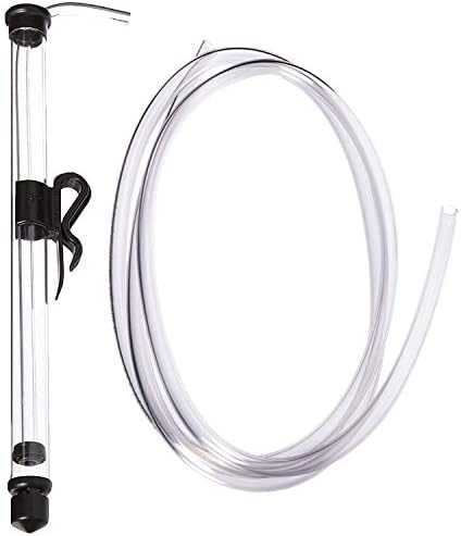 Fermtech Auto-Siphon Mini 15" with 6 Feet of Tubing and Clamp, clear, 1 piece