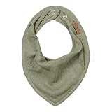 Maße: 22 x 16 cm Little Dutch Lätzchen Bandana Dreieckstuch Halstuch Baby Kleinkind olive - Pure