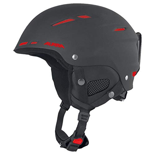 Alpina Sports Casco da Sci Biomed C, Nero Opaco Rosso