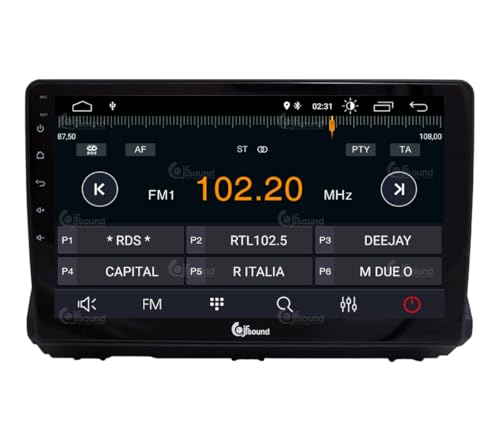 Autoradio für Dacia Sandero 2021+ (ohne Standardmonitor) Android GPS Bluetooth WiFi USB DAB+ Touchscreen 10 8core Carplay AndroidAuto