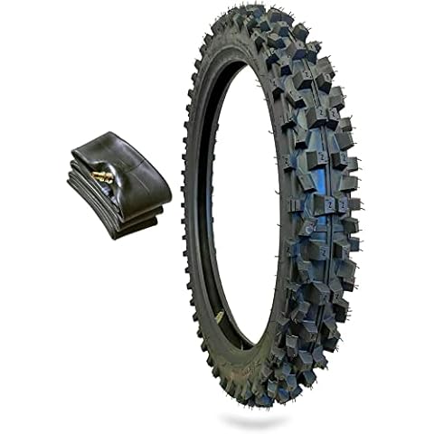 WIG Racing 90/90-21 Off Road Dirt Bike Motocross Front Tire and Tube Combo Cover