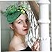BESPORTBLE Colorful Butterfly Fascinator Hat Lightweight Elegant Cocktail Tea Party Hair Accessory for Women and Fashionable Vintage Style Decorative Headwear for Weddings and Random Color
