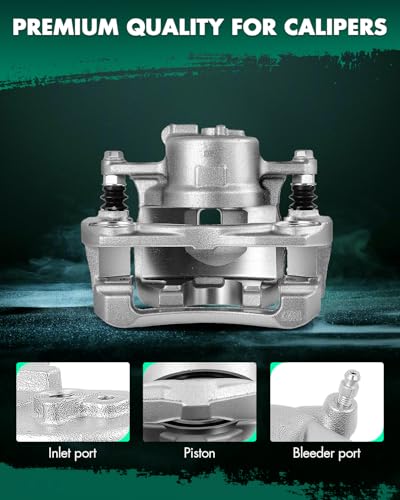Image of SCITOO 19B3196A Front Left Driver Side Brake Caliper Fits For Scion For xB 2008-2015,For Toyota For RAV4 2012-2018, With Bracket,1PC