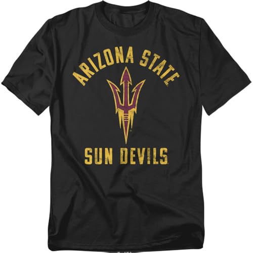 ASU Sun Devils Arizona State Official Sun Devils Logo Unisex Adult T-Shirt Sun Devils Logo Large
