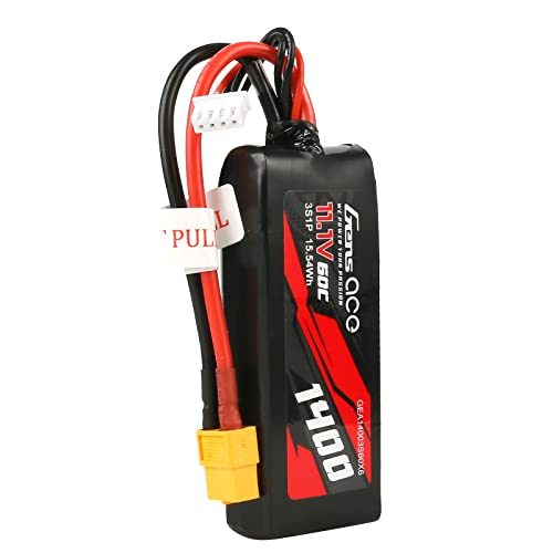Gens ace 3S Lipo Battery 11.1V 1400mAh 60C Lipo Battery