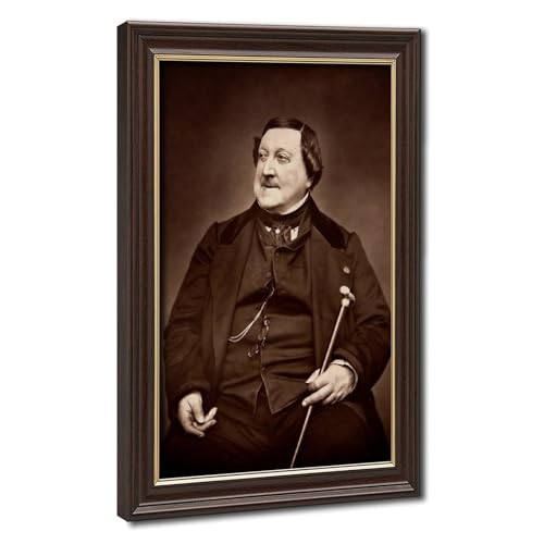 Poster Gioachino Rossini impression sur toile décoration murale chambre