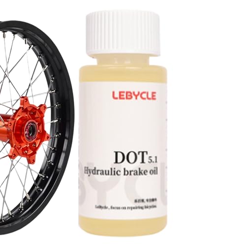 Punto 5. 1 Fluido hidráulico | DOT 5.1, Líquido de frenos de rendimiento estable – Essentials Suministros para Ciclismo para frenos para la conducción de montaña, bicicleta de turismo