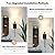 Battery Operated Wall Sconces Set of 2 with Remote Control, Black Indoor Not Hardwired Dimmable Wall Lamps with White Fabric Shade, Rechargeable Wireless Wall Lights for Bedroom, 2 Bulbs Included