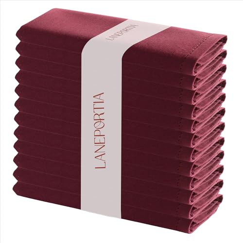 Servilletas de Tela 100% Algodón Set x12 18x18 pulg. miniatura 1