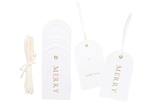 Merry Christmas! Classic Merry Christmas Tags are Here with Festive Gold Foil