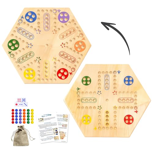 Wooden Wahoo Juego de Mesa de Madera para 4 a 6 jugadores miniatura 2