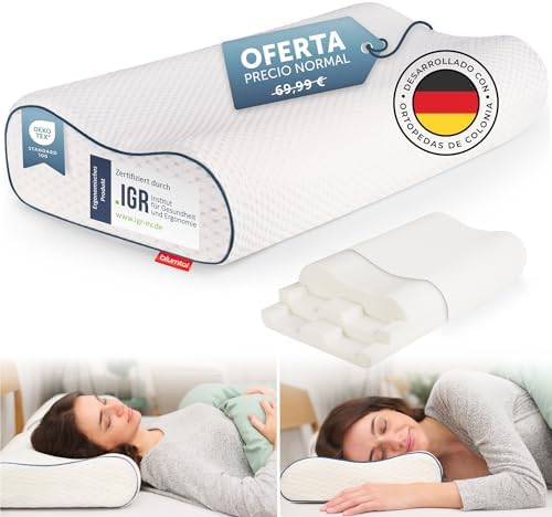 Blumtal Almohada Cervical de Espuma viscoelástica – Almohada orto...