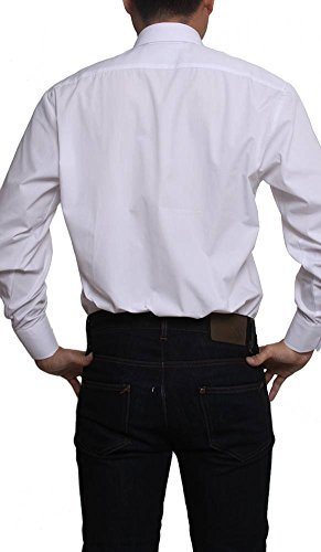 Mens 1/4 inches Pleat Tuxedo Dress Dress Shirt, XL 36/373