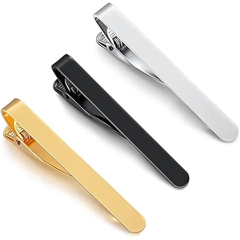 MEISO 3 Piezas Alfiler de Corbata Hombre Cover