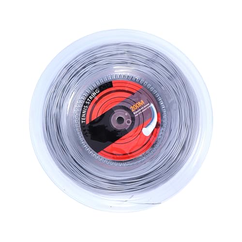 Cuerda de tenis – Cuerda de raqueta de tenis de 23 cm, material duradero, mejora la experiencia de golpeo, cuerdas de nailon con muñeca suave para jugadores junior e intermedio, ayudando a reducir el