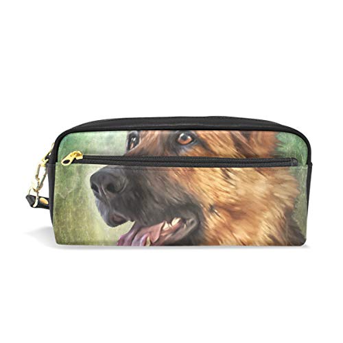 Preisvergleich Produktbild Federmäppchen Großraumhalter Deutscher Schäferhund Lovely Animal Pen Stationery Pouch Bag mit Reißverschluss