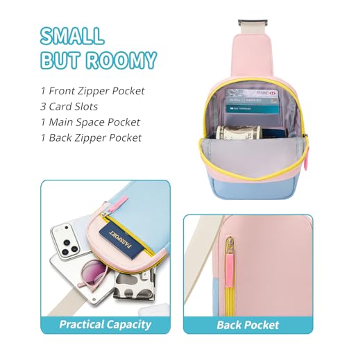 Image of Birthday Gifts for 8 9 10 11 12 Year Old Teens Girls Kids, Fanny Pack Crossbody Bag Sling Belt Bags Purse, Dorm Travel Essentials for Girls Fashion, Preppy Tween Teen Girl Gift Trendy Stuff