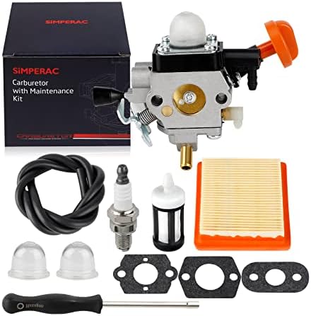 Kit Complet Carburateur Pour Débroussailleuse Stihl FS131, HT131 Et Modèles Compatibles