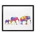 Dignovel Studios 8X10 Elephant Family Watercolor illustration Art Print Wall Art Poster Home Decor Wall Hanging Birthday Gift Motivational Inspirational Art N003