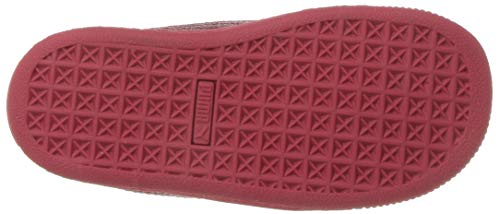 PUMA Kids Basket Heart Patent Kids Sneaker, Ribbon red-Rose Gold, 1.5 M US Little4