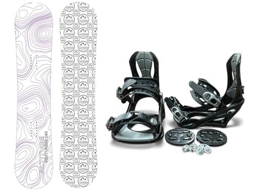 ALTITUDE BOARDWERX ALT-54V-BINDING-PACKAGE-BLACK Beginner Snowboard Package