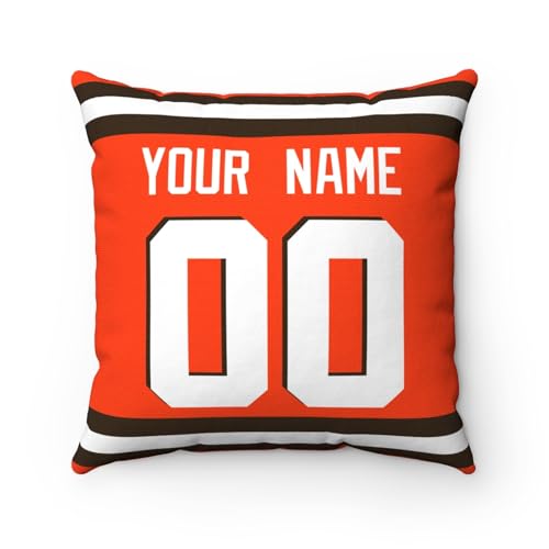 Image of ANTKING Throw Pillow 2 Pack Custom Any Name and Number Personalized Gift for Men Women Boys